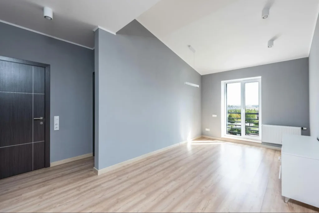 grey solid wood flooring
